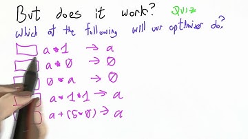 Optimizer Check - Programming Languages