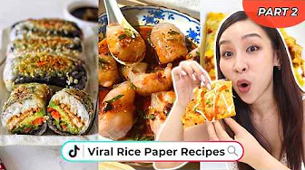 Trying Viral Rice Paper Recipes *part 2*
