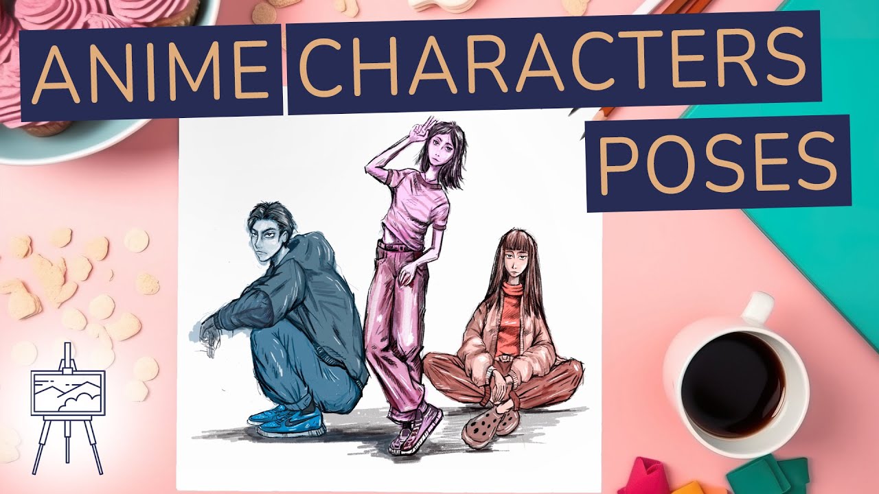 How to Draw Anime Character Poses Step-by-Step - YouTube