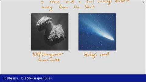 IB Physics (2016) - D.1 Stellar quantities Part 1 - Objects in the universe