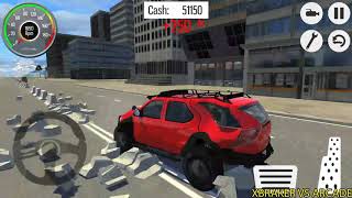 Car Driving 3D: Ultimate City Crash Simulator | Red Hummer 4x4 Unlocked - Android GamePlay screenshot 4