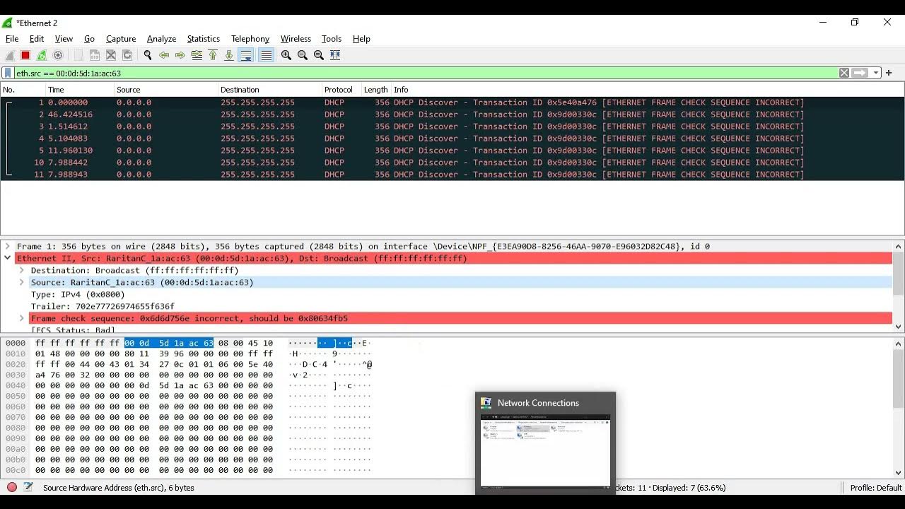 raritan Dominion KX IV101 (DKX4101) packets uisng wireshark YouTube