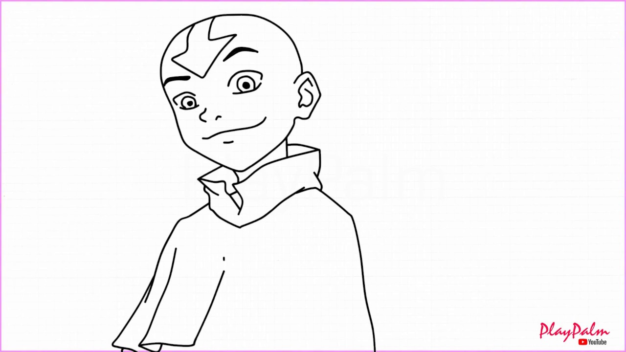 Avatar The Last Airbender How To Draw Aang Youtube