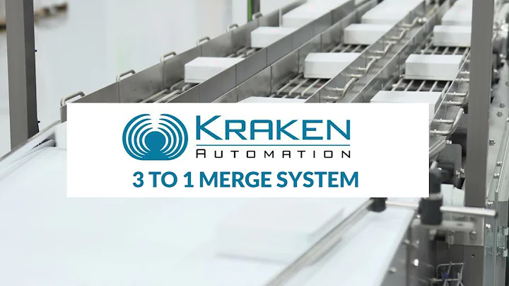 Kraken's 3 to1 Lane Merge Conveyor System with Retractable Conveyor