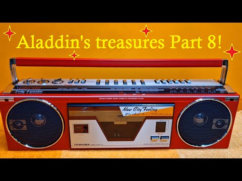 Aladdin's treasures part 8! Toshiba BomBeat mini RT-S65 Red! - YouTube
