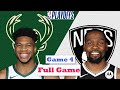 Brooklyn Nets vs Milwaukee Bucks Full Game 4 Highlights | NBA Playoffs 2021