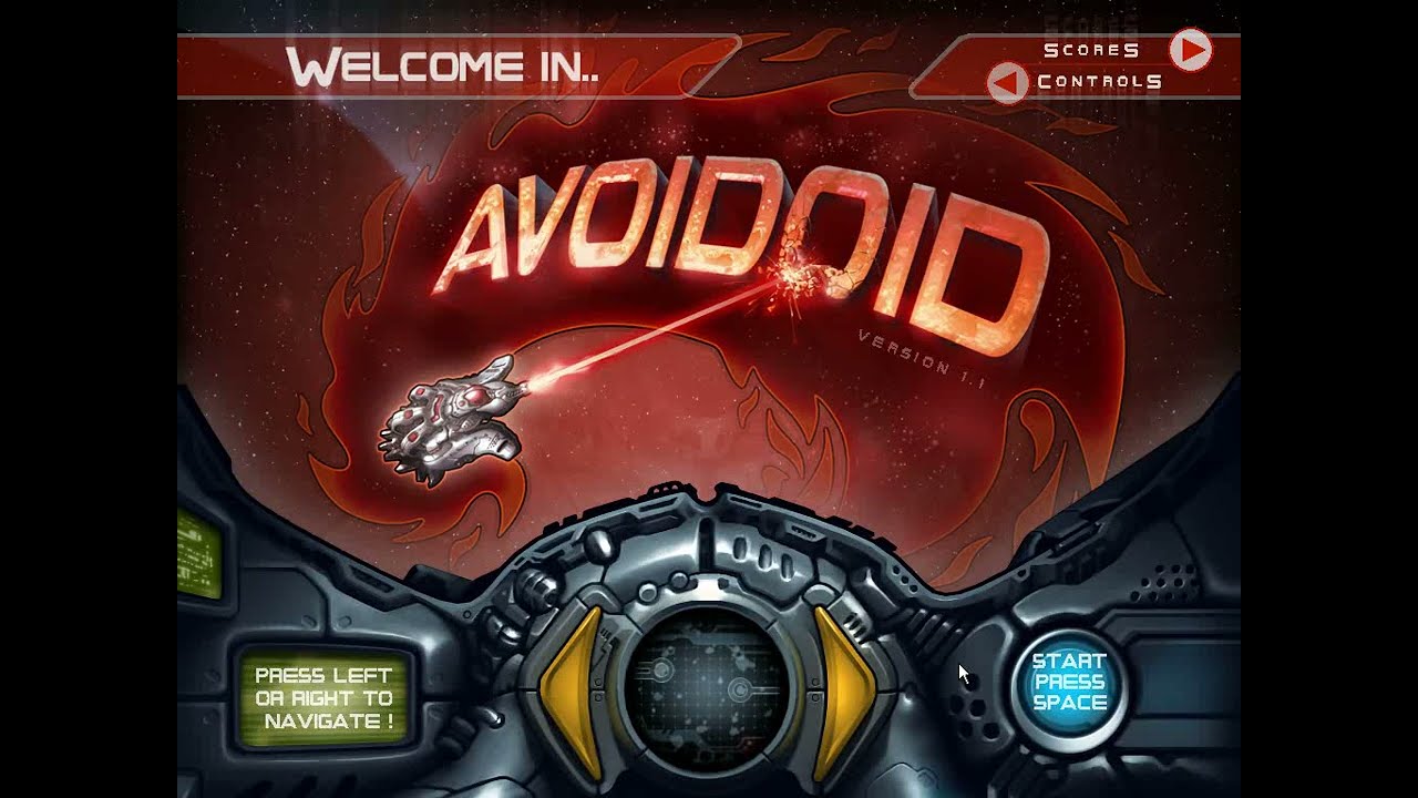 Avoidoid (2007), Scroll/Shooter, freeware by OANE