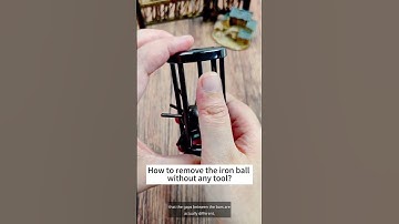 How to remove the iron ball without any tool? #thinking #logic #puzzle #trick #math