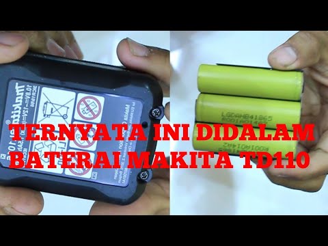 Video: Bagaimana cara membongkar baterai Makita?