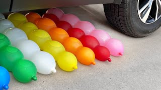Top 36 Crushing Crunchy & Soft Things by Car | Car vs Soda, Foam, Chalk, Eggs, Water Balloons