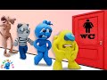 Restroom Emergency - Clay Mixer Stop Motion Animation