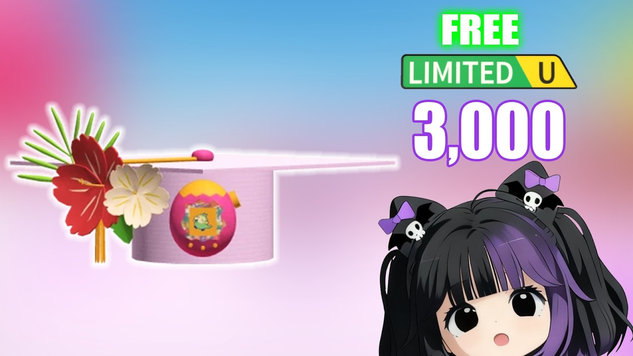 tamago様 リクエスト 2234 Remaining] Tamagotchi Paradise(Tropics) Academic Hat - Roblox