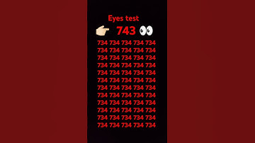 check your eyes and find the number 743 #geniusmindset #puzzle #mazesolving #logicpuzzle #puzzlefeed