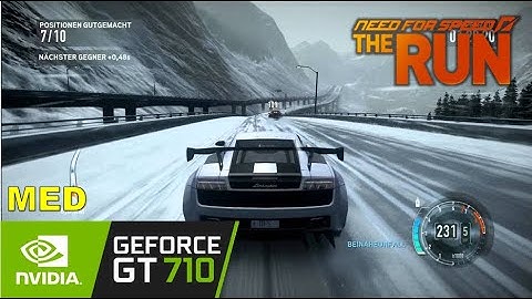 Need for Speed: The Run | Gt 710 | Medium Settings | Performance Tasted.