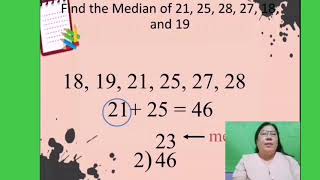 Quarter 4, Week 6 Grade 7  Measures of Central Tendency of Ungrouped Data