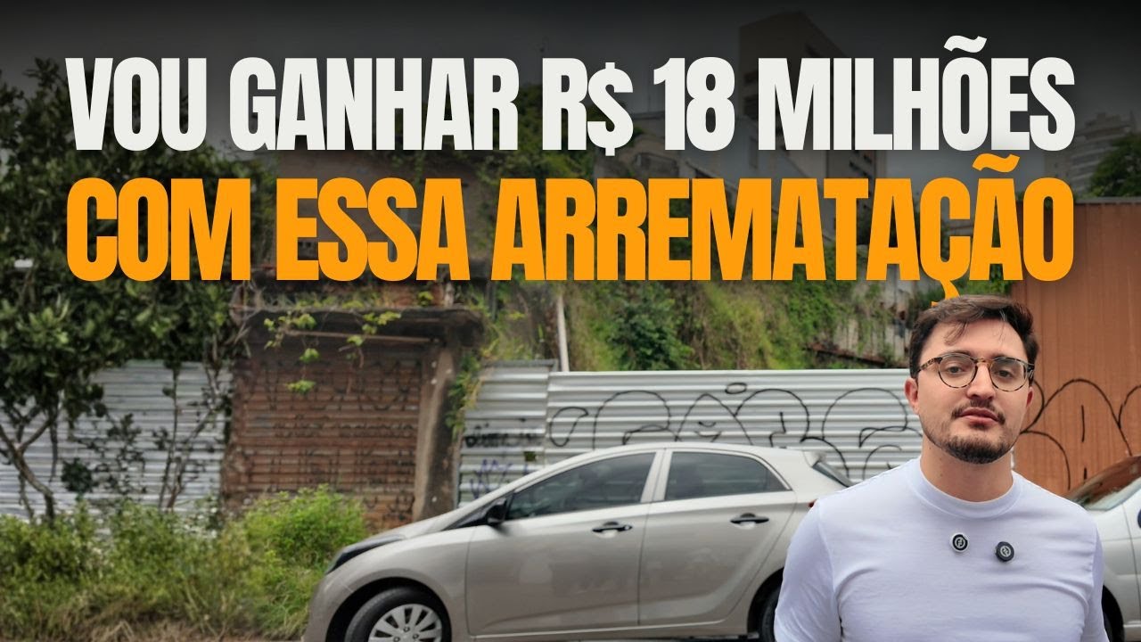 ARREMATEI ESSE TERRENO E ELE VAI ME RENDER R$18 MILHÕES!