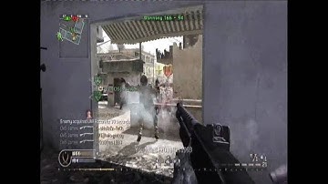 first ever 6 man shotgun kill feed COD 4