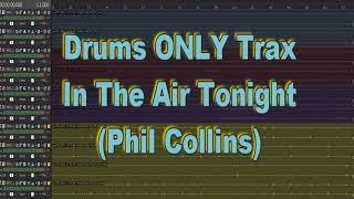 Drums ONLY Trax - In The Air Tonight (Phil Collins)