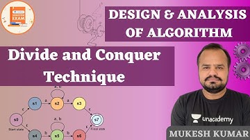 Divide and Conquer Technique | Design & Analysis of Algorithm | Mukesh Kumar