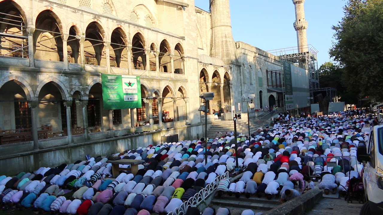 Eid Prayer In Istanbul Turkey YouTube