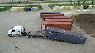 How to Load a Shipping Container in 30 seconds! #shippingcontainers #shippingcontainersforsale