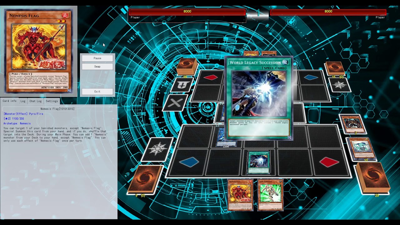 [YGOPRO] (OCG Version) Dark Warrior Nemesis 2 Card Combo U Link