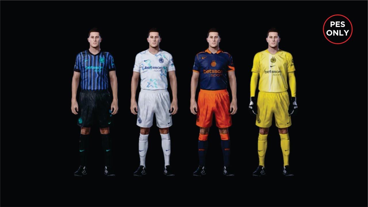 INTER MILAN KITS SEASON 2025-2026 PES 2021 SMOKEPATCH  (SIDER or CPK)