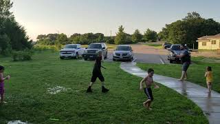 Dinslage Family Reunion 2018 water Fight