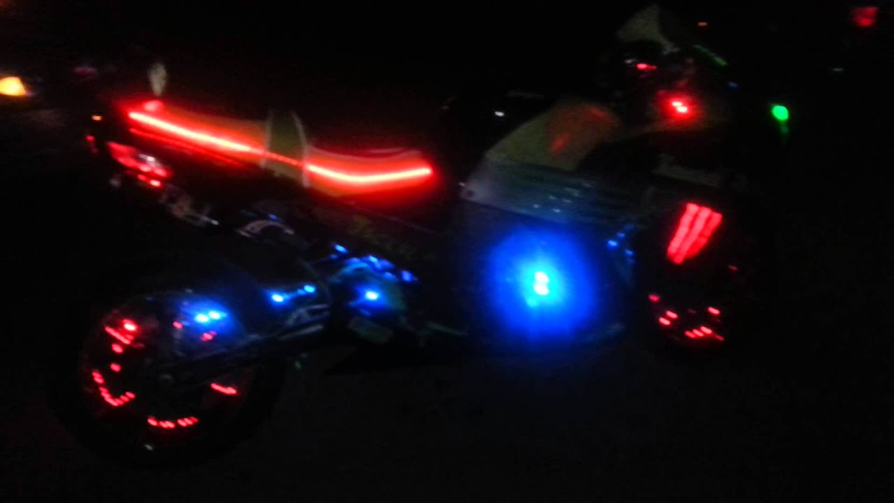 Jackalbaby zx14 leds and motorcycle, lights, wheel lights, night YouTube