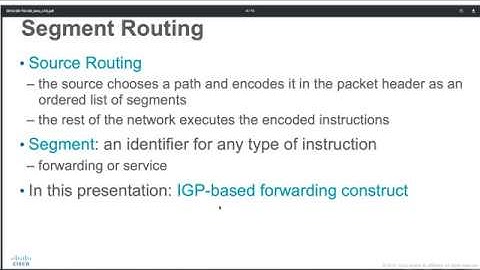 Introduction to Segment Routing and its concepts