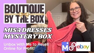 Unbox with Me - Boutique by the Box Misa Dresses Mystery Box to Resell for Profit on eBay & Poshmark