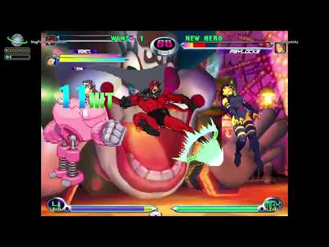 MvC2: Romneto - Magneto/Tron Tag Infinite (4 Reps) to Shockwave .:2.25.25:.