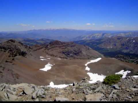 Running on Pacific crest trail Sonora pass