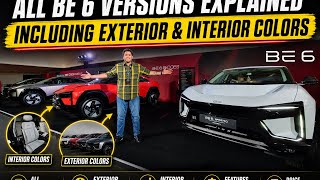 2026 Mahindra BE 6 Sporteq all versions and models explained including colors on offer 