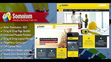 Somnium - Building Business Joomla Template | Themeforest Website Templates and Themes
