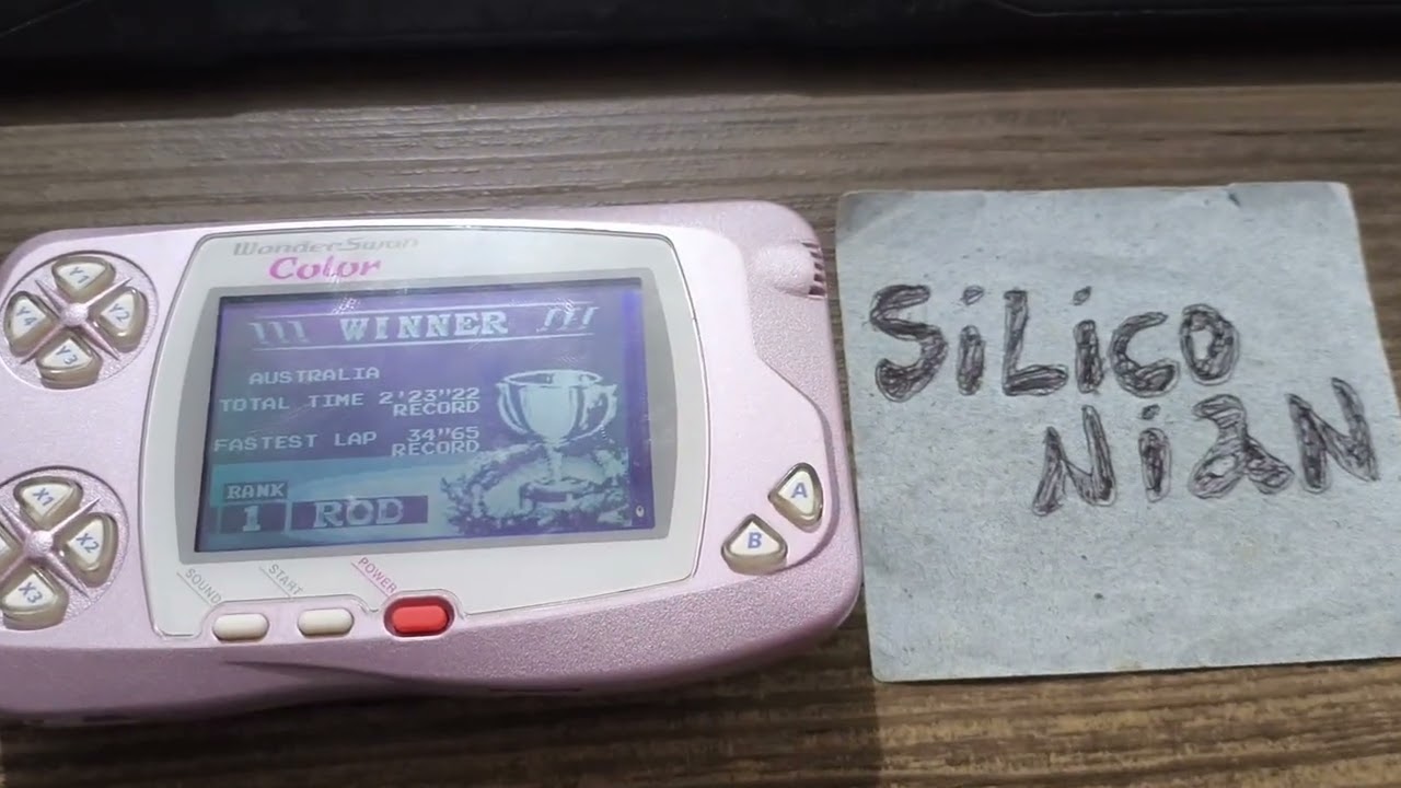 FINAL LAP 2000 WonderSwan 【動作確認済み】 Wonderswan - Final Lap 2000 [Arcade Mode - Hard - Australia] - YouTube