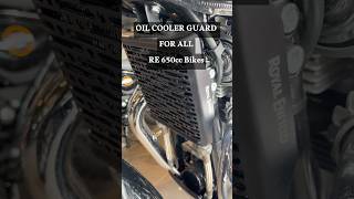 ROYAL ENFIELD oil cooler Guard For all RE 650 BIKES || Radiator guard #royalenfiled #automobile