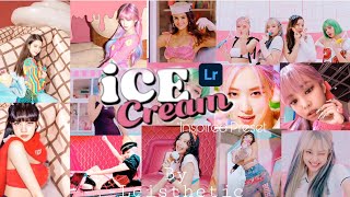 Ice Cream by BLACKPINK inspired Lightroom Preset Tutorial Free DNG | Leisthetic screenshot 4