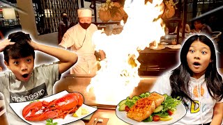 GRILL & MUKBANG LOBSTER ON A STOVE FULL OF FIRE! IS CHIARA XAVIER NOT AFRAID? Funny Vlog | CnX Ad...