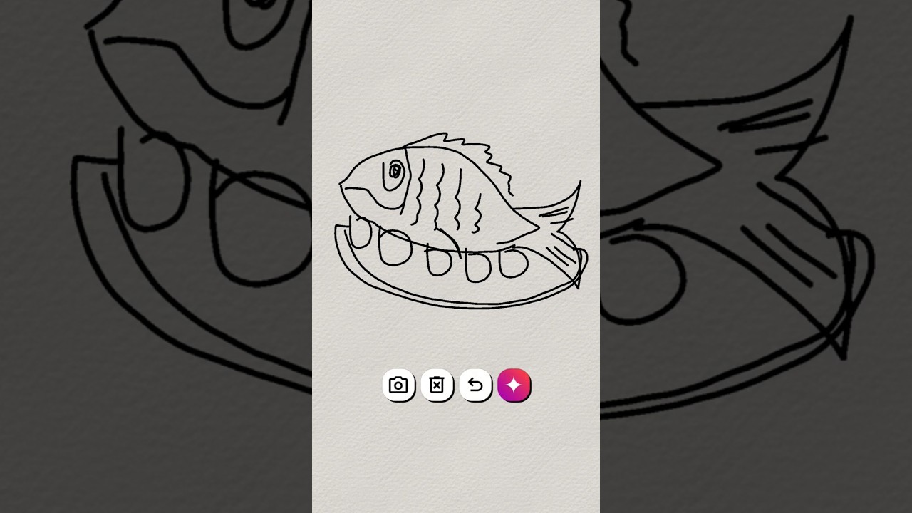 fish in the plate 🧆