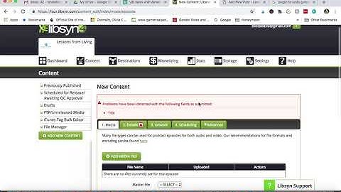 How to Upload Audio to Libsyn and Wordpress