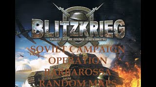 BLITZKRIEG - PC Game - Soviet Campaign - Operation Barbarossa - Random Maps -  No Commentary