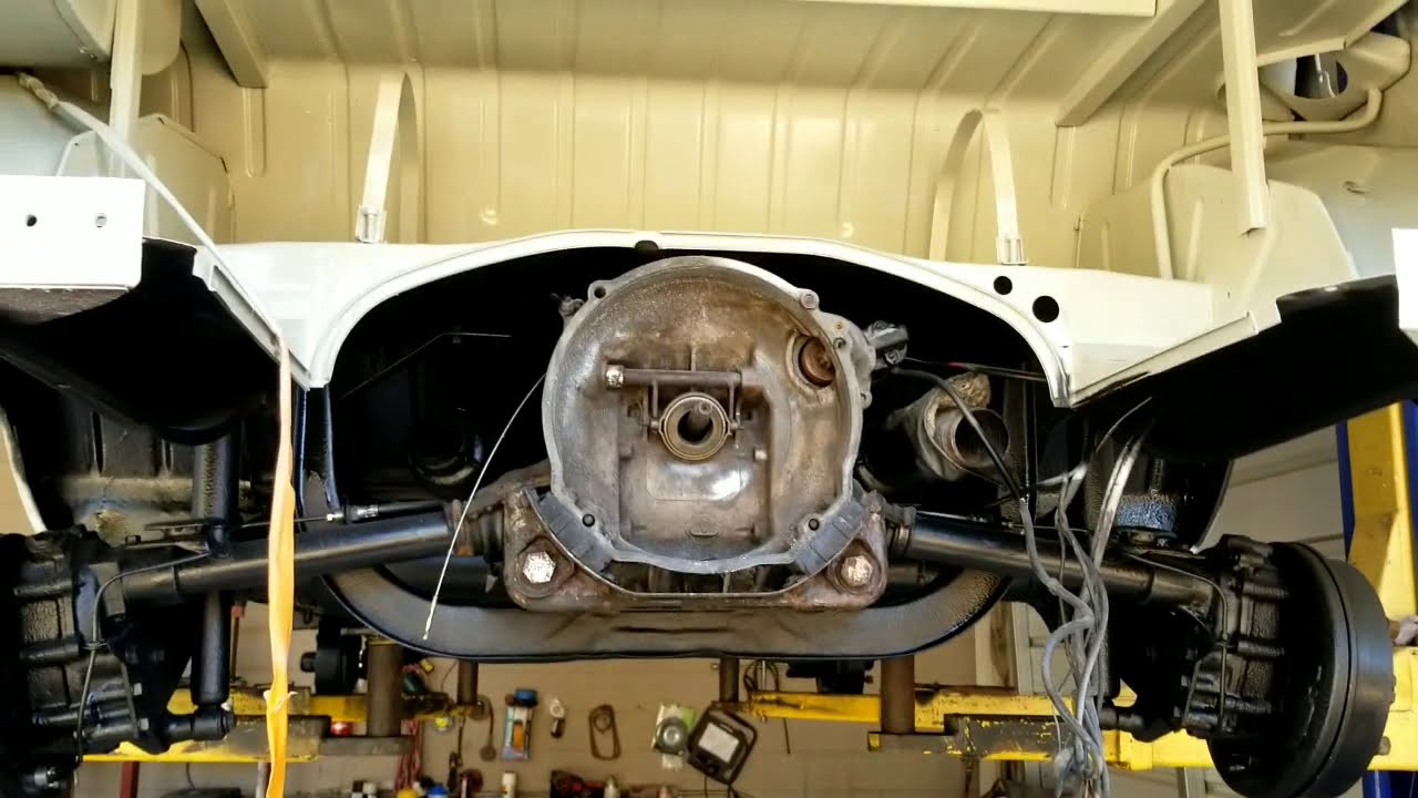 RESTORATION VW BUS RESTORE Painting the engine bay and