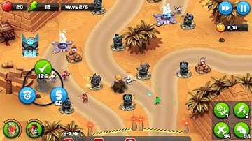 Alien Creeps Walkthrough Level 31 Pyramid Schemes for 3 Stars Campaign gameplay