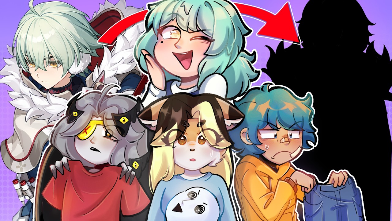 Juntei 9 ARTISTAS pra montar 3 PERSONAGENS