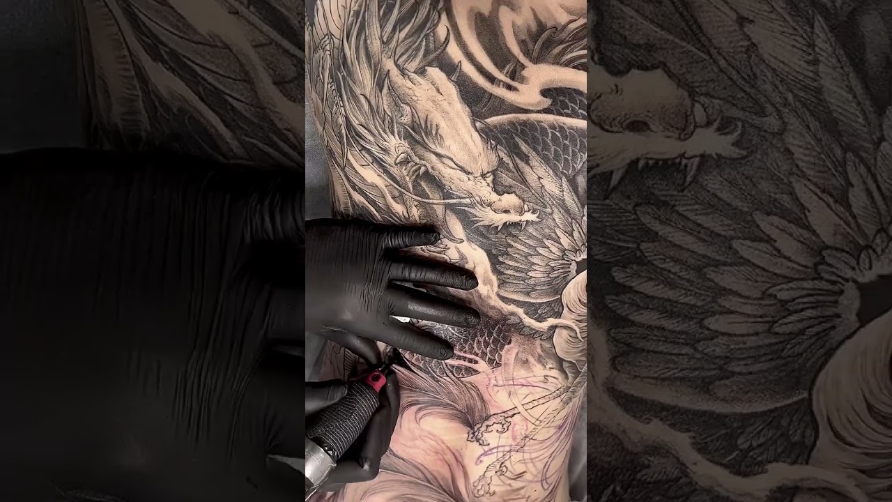 Inking Dragons Tattoo Full Back to Perfection 