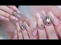 WATCH ME WORK NAIL DESIGN: PINK & NUDE GLITTERBELS