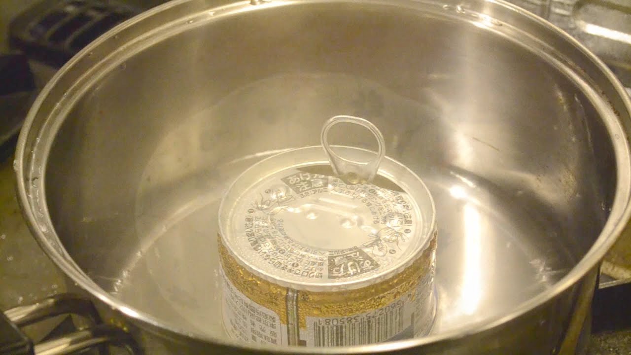 缶詰の温め方 湯煎で簡単に温めることができるんです りうちうジャーナル