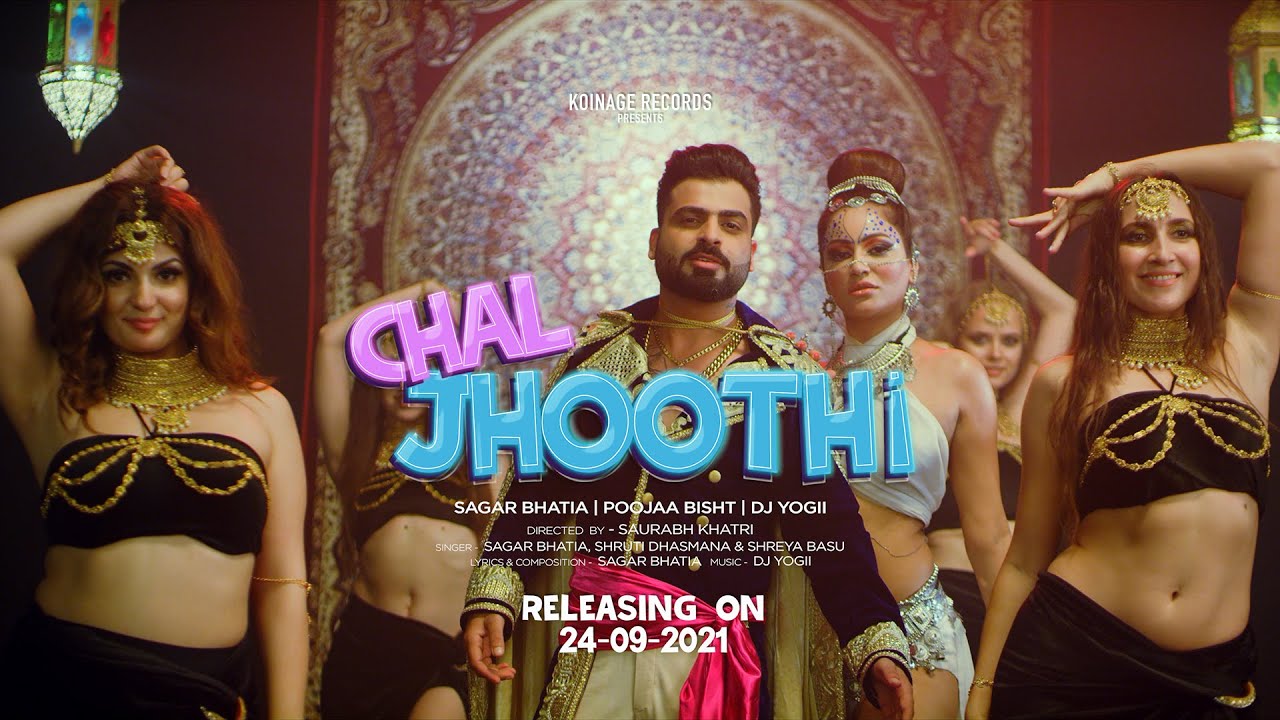 Chal Jhoothi Teaser SagarBhatiaOfficial  DjYogiiOfficial  Pooja Bisht  Hindi Song 2021