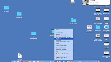 How To Create A New Folder On Mac OS X - 2016